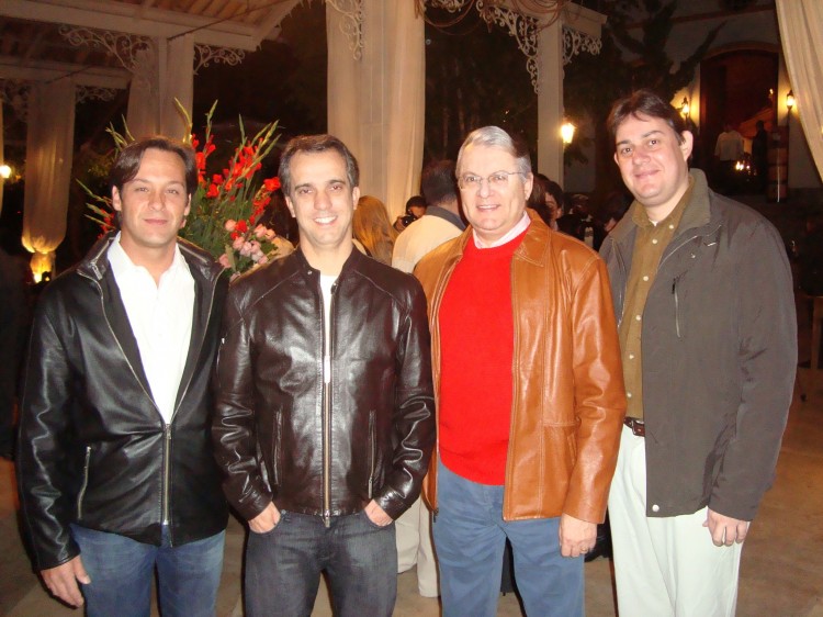 Chubb Tiradentes Acacio Queiroz, Alexandre Renault, Gustavo Pocai e Rodrigo Ferraz (Produtor do Evento)